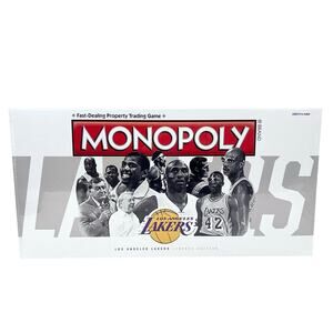 Los Angeles Lakers Legends Edition Monopoly Kobe Shaq Magic Kareem New